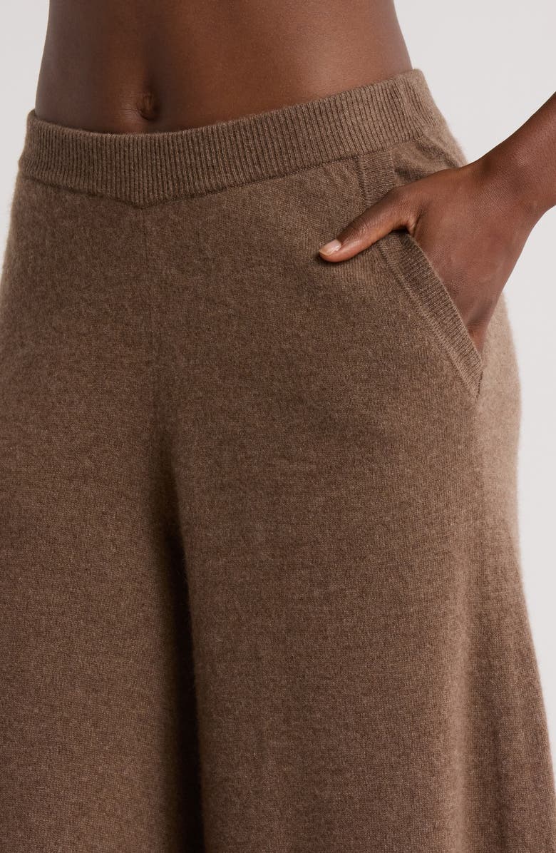 Nordstrom Cashmere Lounge Set, Alternate, color, Brown Medium Heather