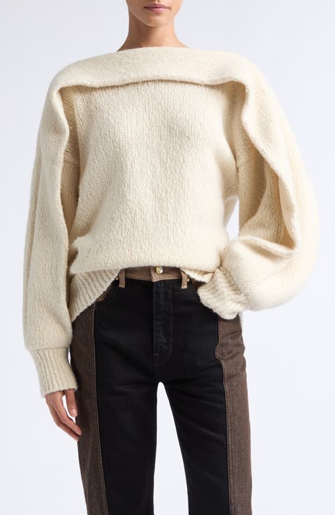 Umber Wool Blend Sweater