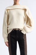 OSSOU Umber Wool Blend Sweater