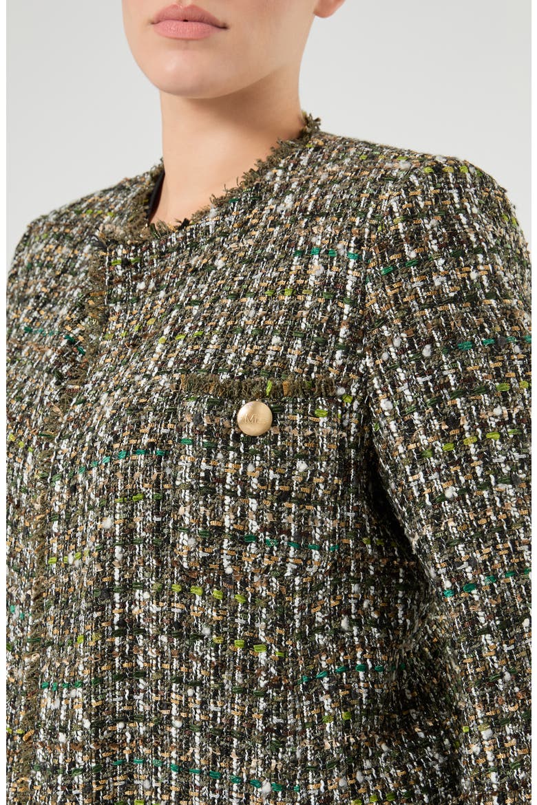Tweed Jacket, Alternate, color, KAKI