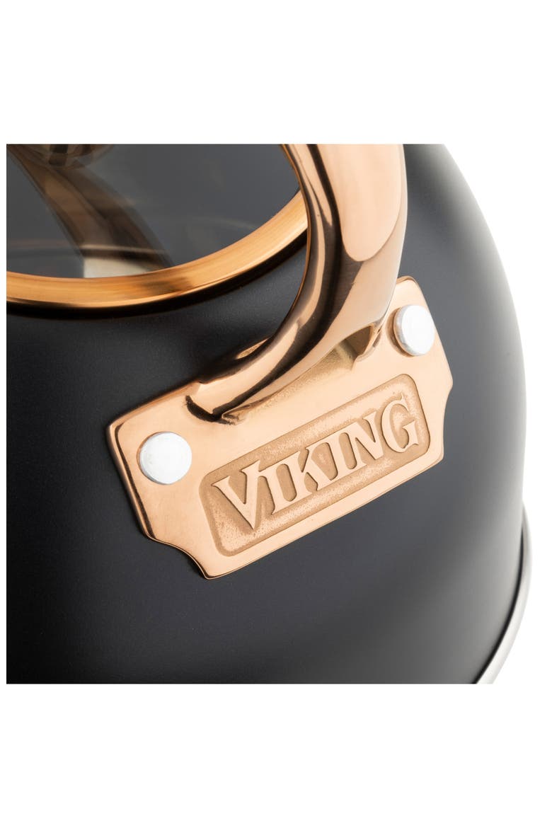Viking 2.6-Quart Tea Kettle, Alternate, color, BLACK