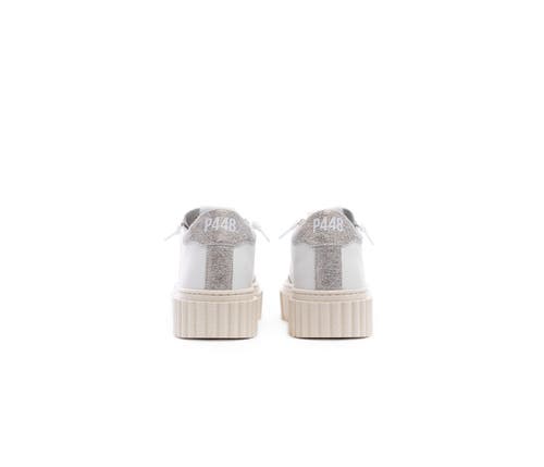 P448 Creeper Sneaker In Silver Dust