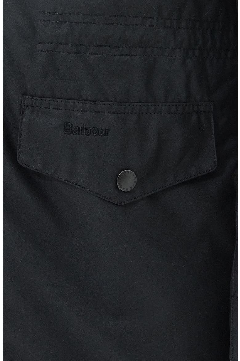 Sapper Regular Fit Weatherproof Waxed Cotton Jacket, Alternate, color, BLACK/CLASSIC