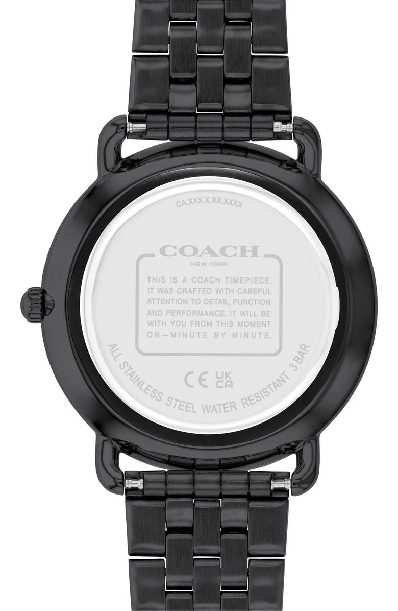 COACH Elliot Bracelet Watch, 41mm, Alternate, color, Black