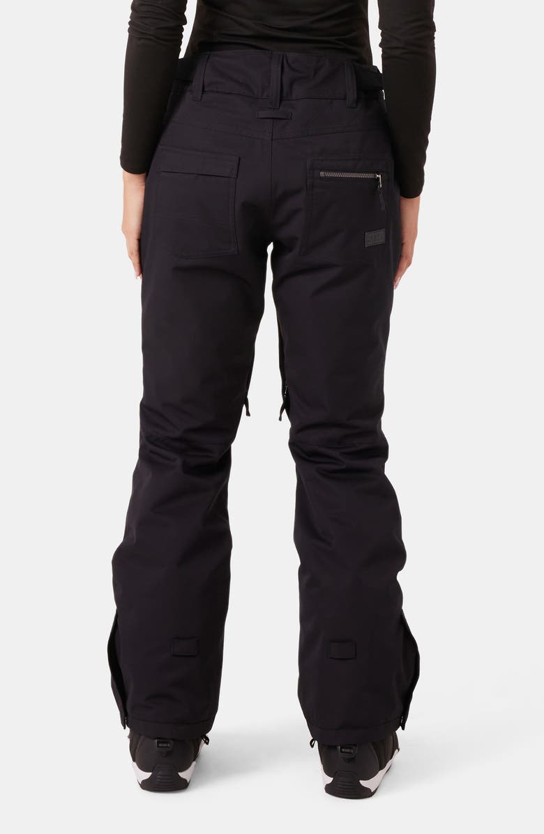 Roxy Nadia Insulated Waterproof Snow Pants, Alternate, color, Black