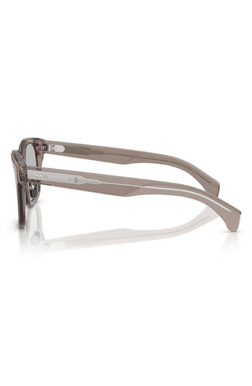 Moncler Claro 54mm Polarized Square Sunglasses In Grey