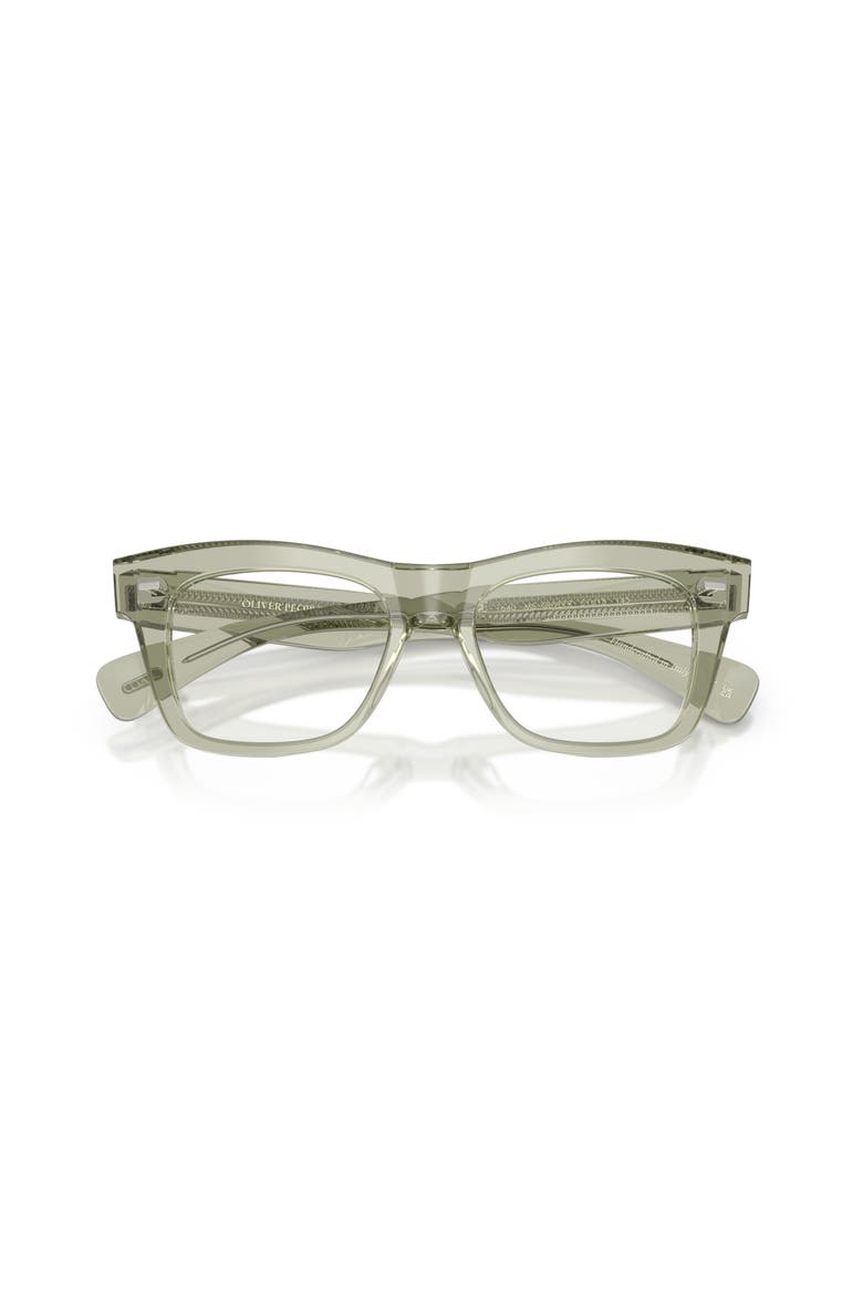 51mm Rectangle optical glasses, Alternate, color, Green