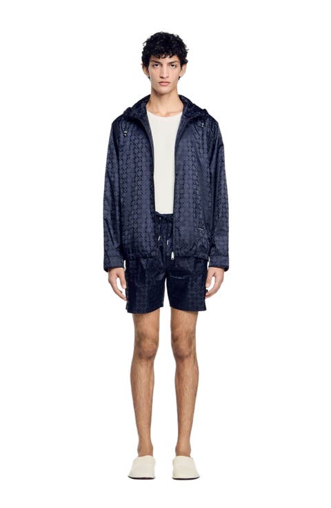 Square Cross nylon jacket