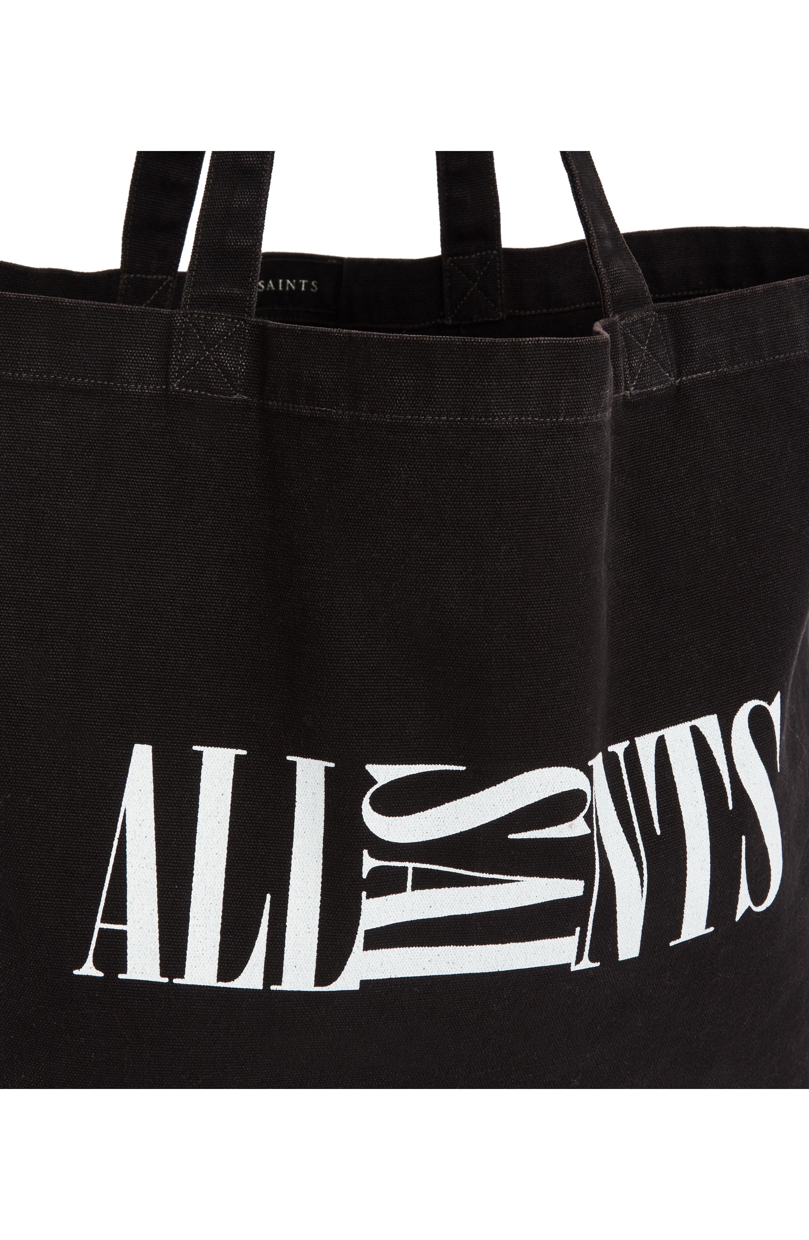AllSaints Oppose Cotton Tote, Alternate, color, 