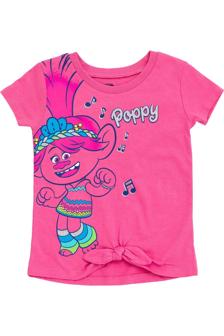 Trolls 2-Piece T-Shirt and Leggings Set, Alternate, color, Poppy Pink Swirl