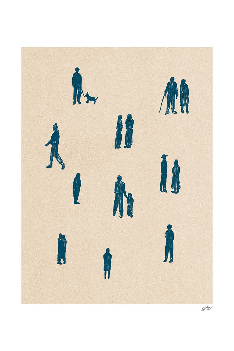People Print, Main, color, Multi