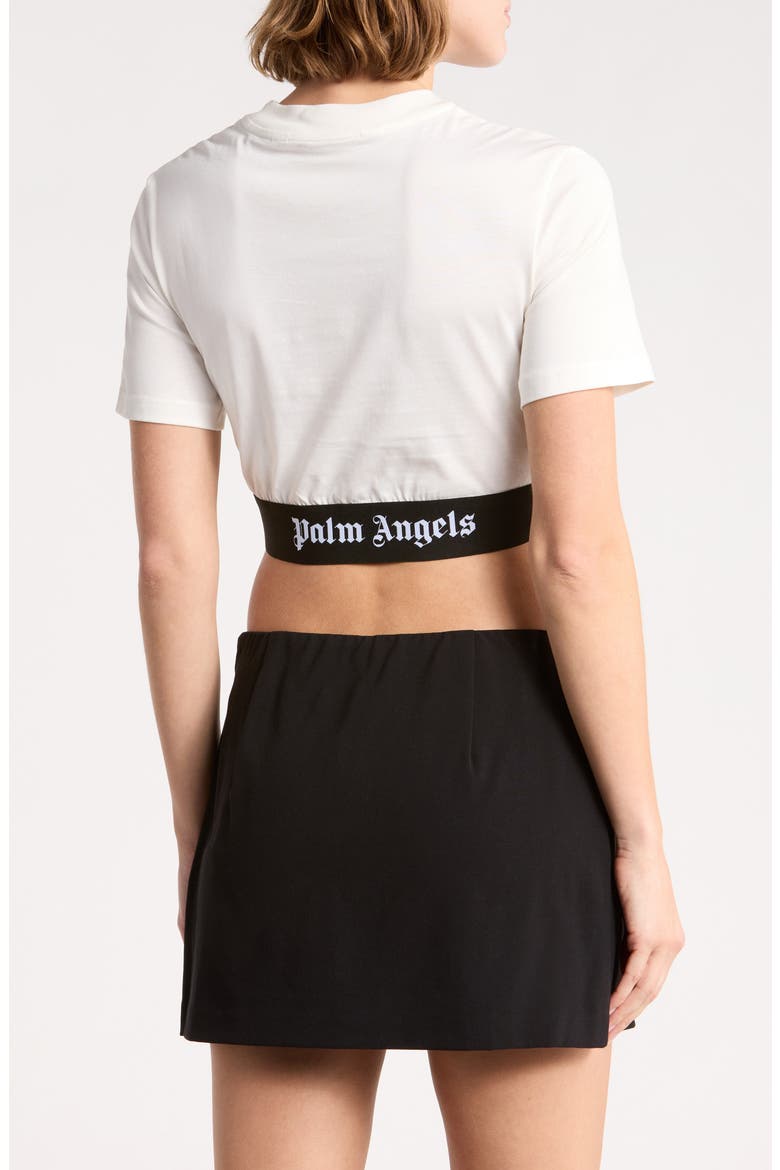 Cotton Crop Top, Alternate, color, WHITE