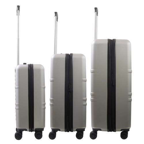 American Dreamliner 3-piece Hardside Luggage Set 22.5", 26.5", 30" In Gray