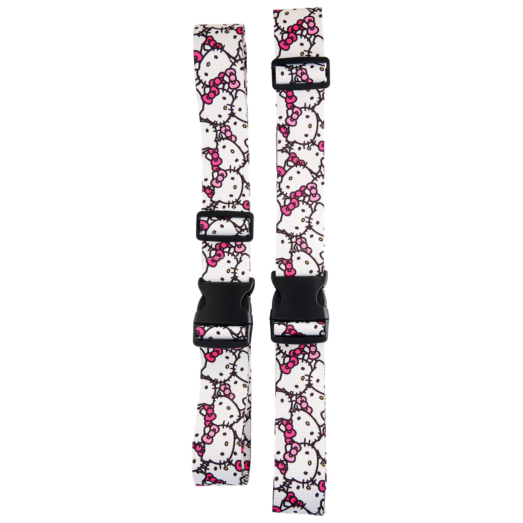 Hello Kitty Luggage Strap, 2-Piece Set, Alternate, color, White, Pink