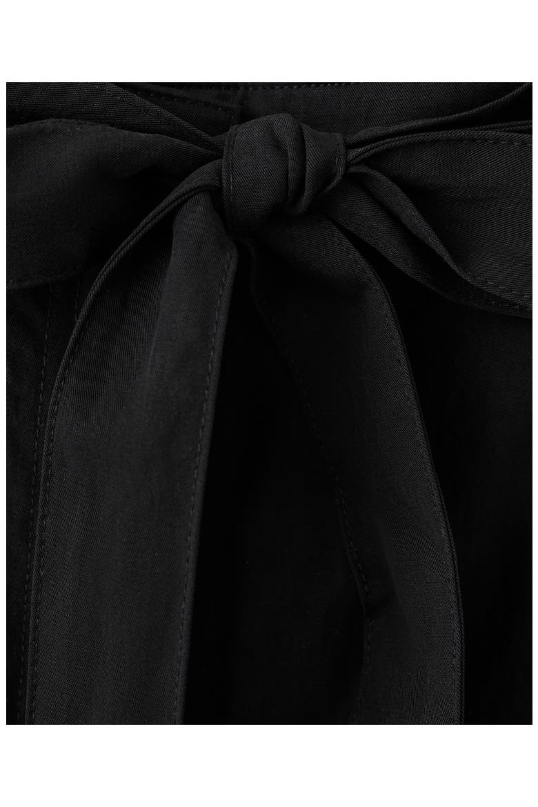 Pantalon Espresso Belted Straight Leg Pants, Alternate, color, BLACK