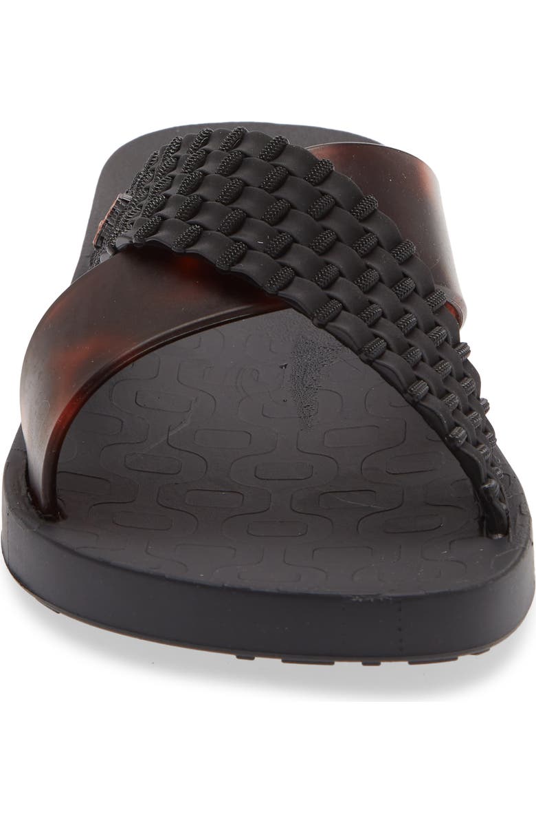 Ipanema Sense Slide Sandal, Alternate, color, Black/ Tortoiseshell