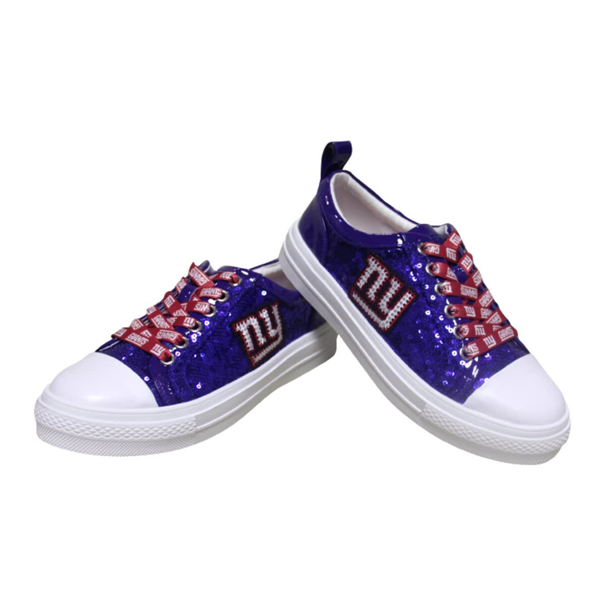 CUCE Women's Cuce Royal New York Giants Team Sequin Sneakers, Alternate, color, Royal