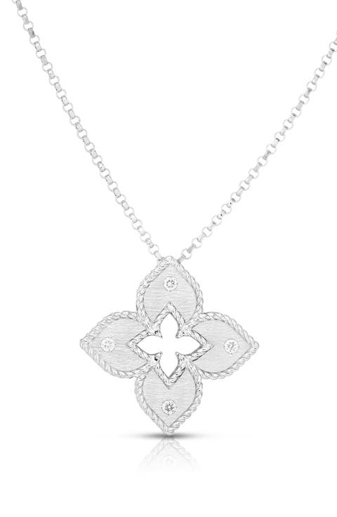 Venetian Princess Diamond Pendant Necklace