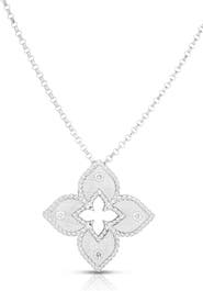 Roberto Coin Venetian Princess Diamond Pendant Necklace