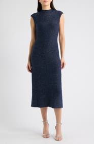 Vince Camuto Cap Sleeve Body-Con Sweater Dress