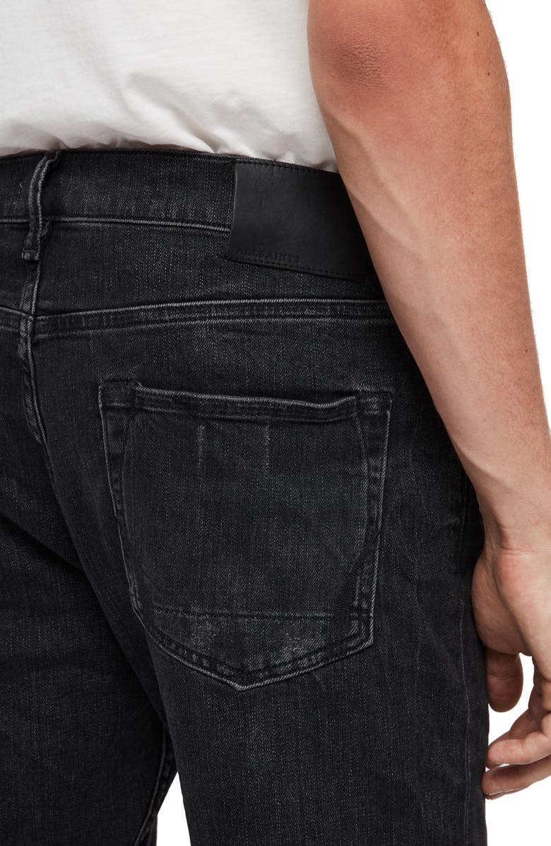 AllSaints Rex Slim Fit Straight Leg Jeans, Alternate, color, 