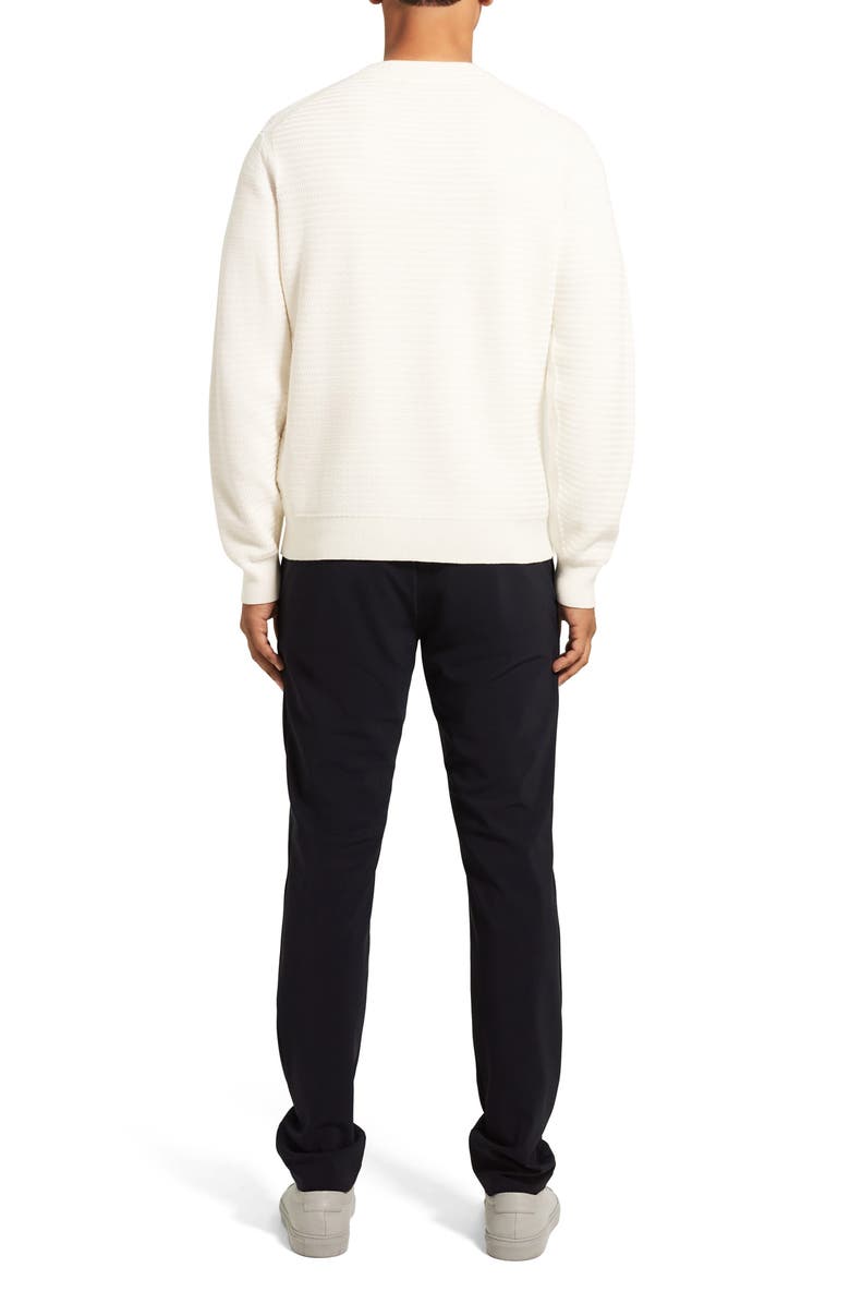 Theory Riland Organic Cotton Crewneck Sweater, Alternate, color, 