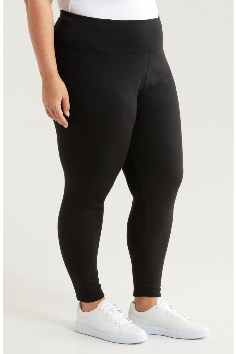 High Waist Ankle Leggings, Alternate, color, BLACK