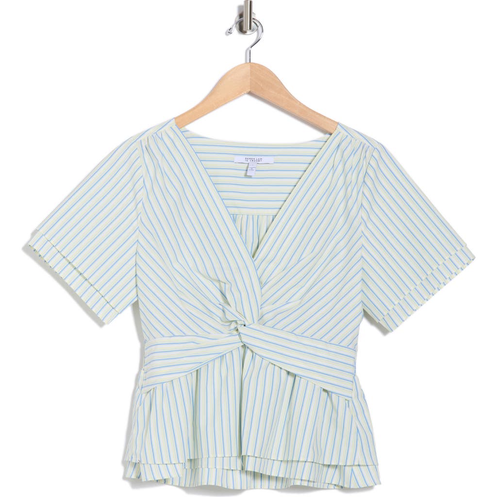 Derek Lam 10 Crosby Caspien Front Knot Cotton Top