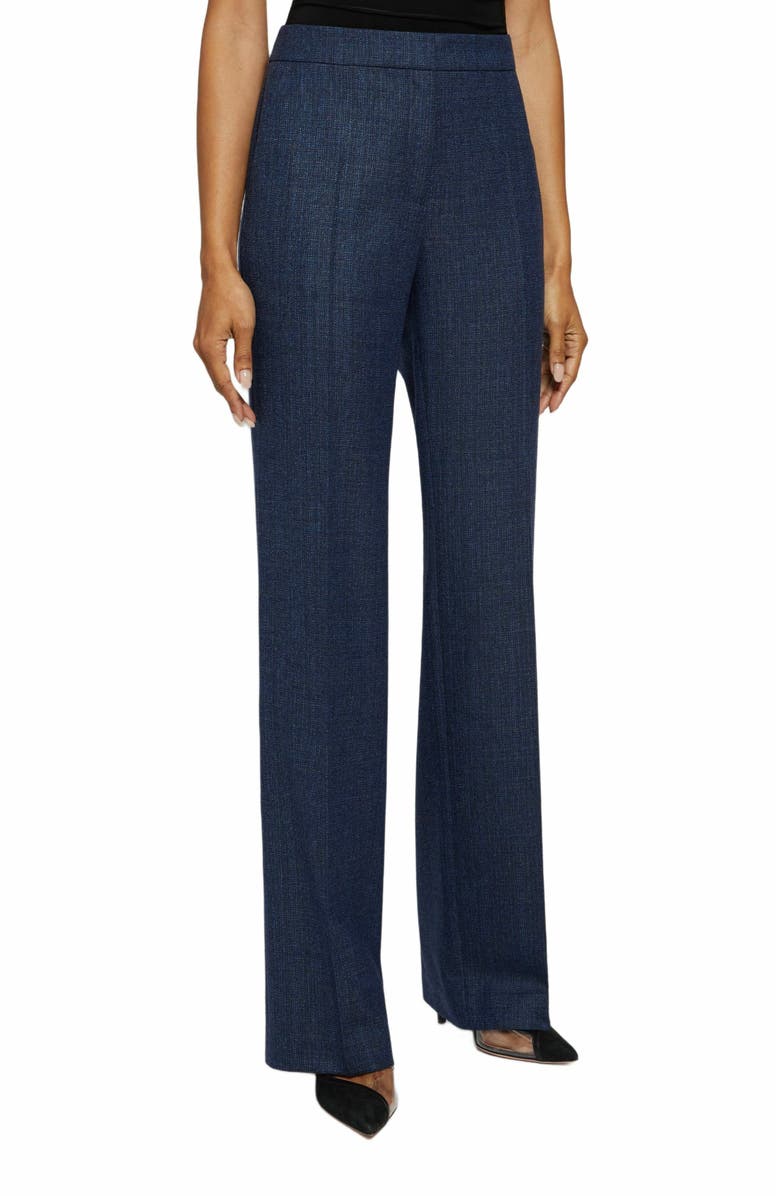 Santorelli PRIMA Straight Leg Pant in Loro Piana Merino Wool, Alternate, color, 