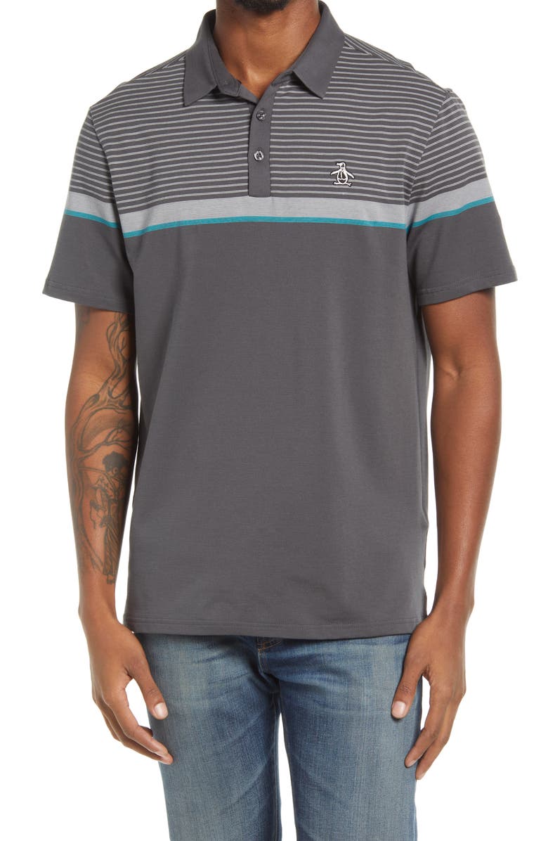 Original Penguin Engineered Fin Polo, Main, color,