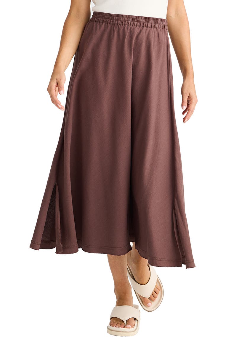 Oakley Skirt, Main, color, CHOCOLATE