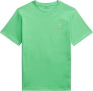 Ralph Lauren Kids' Solid Cotton Crewneck T-Shirt