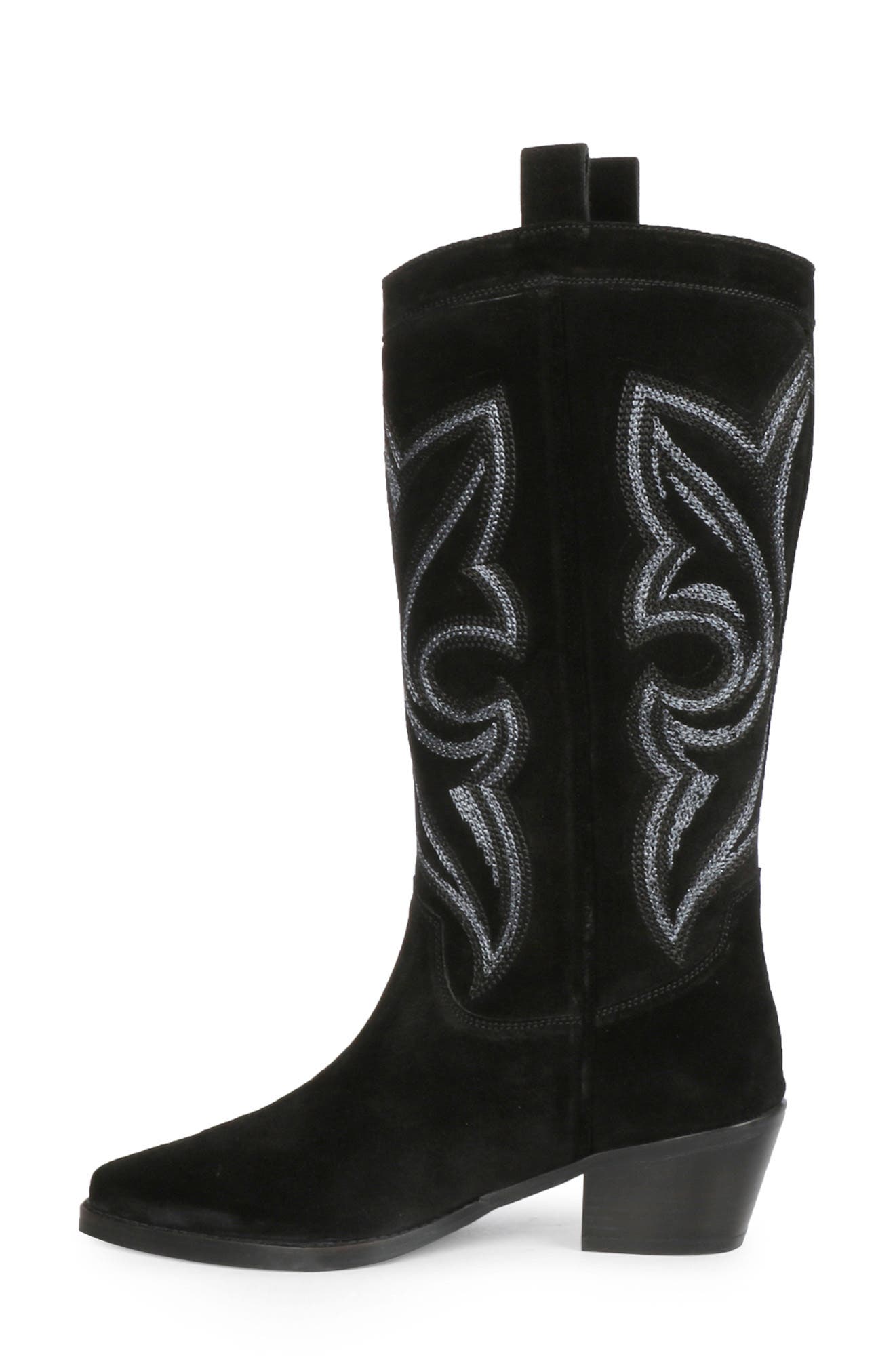 SAINT G Martina Pointed Toe Western Boot, Alternate, color, 