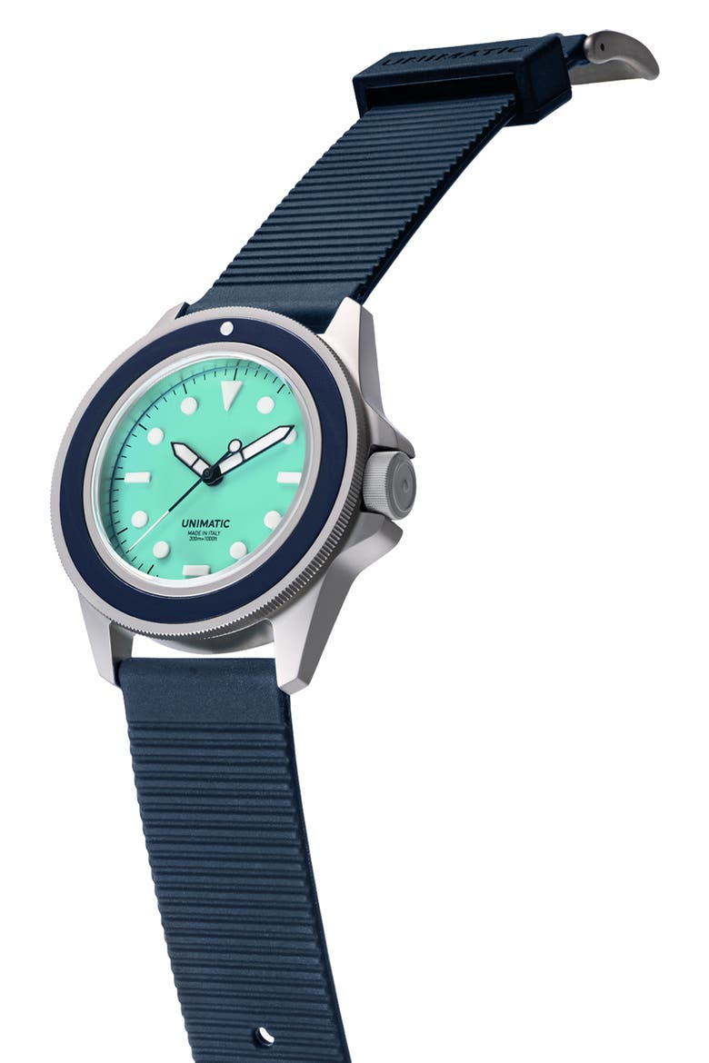Swimming Pool Diving Watch, 41.5mm, Alternate, color, AQUAMARINA