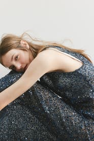 H&M Sequined Net Dress