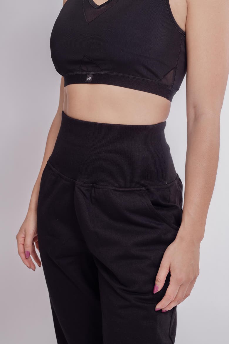 Seamless Waist PJ Jogger, Alternate, color, Black