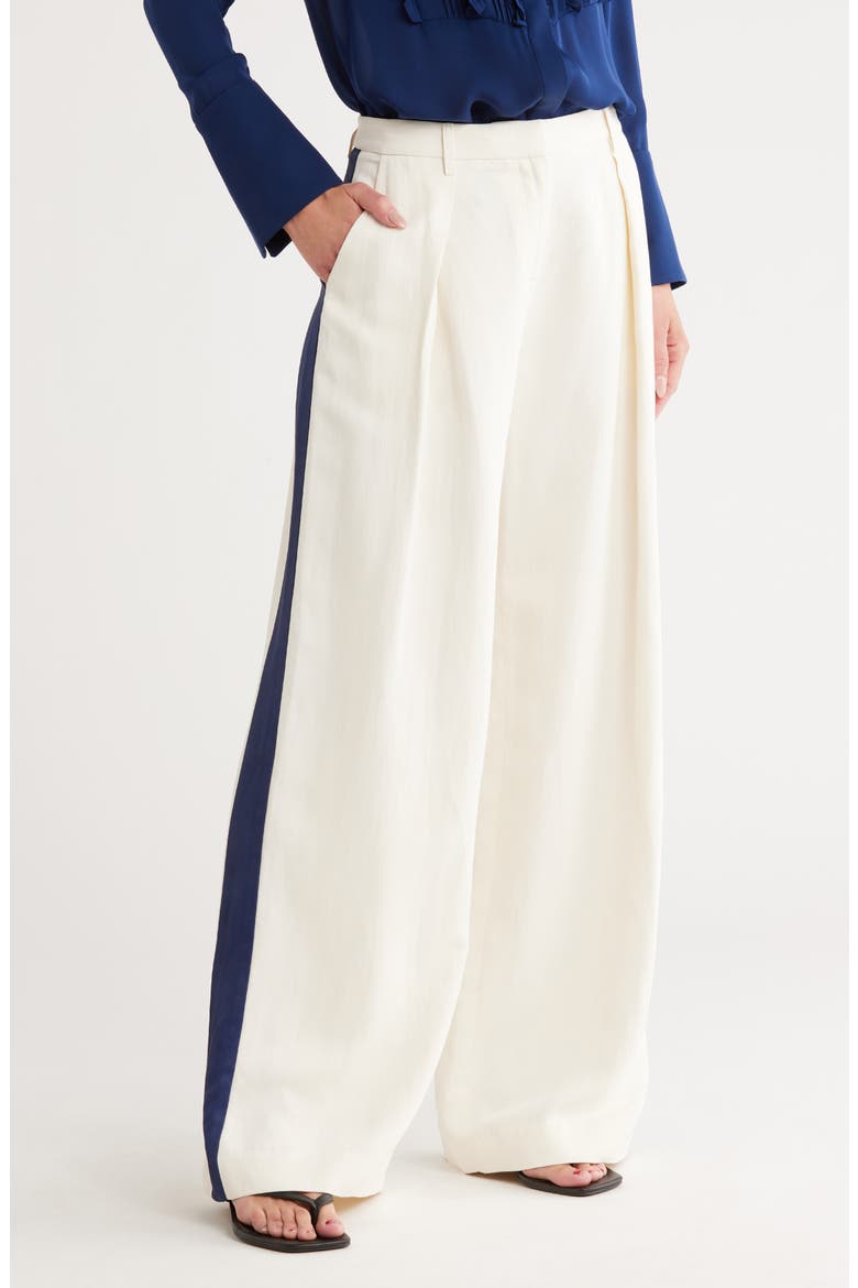 Sullivan Wide Leg Pants, Main, color, BONE / INDIGO