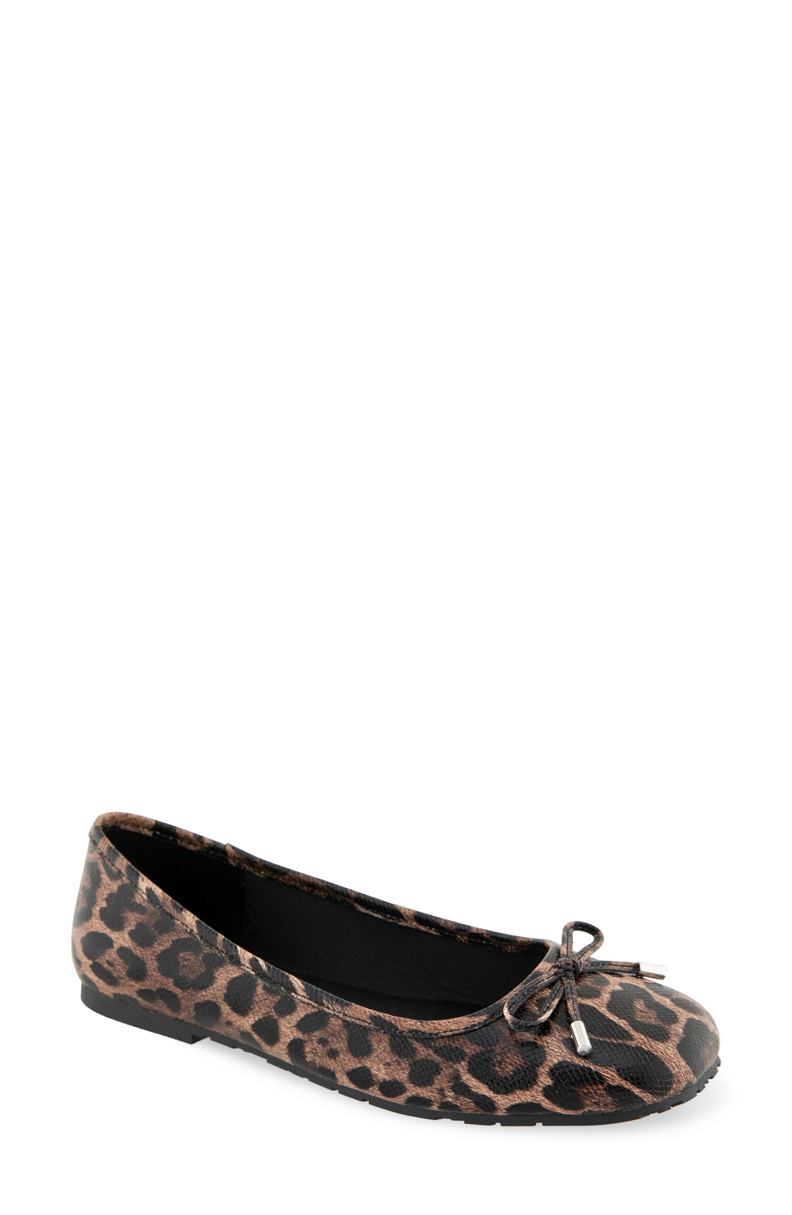 Elstree Ballet Flat, Main, color, NATURAL LEOPARD
