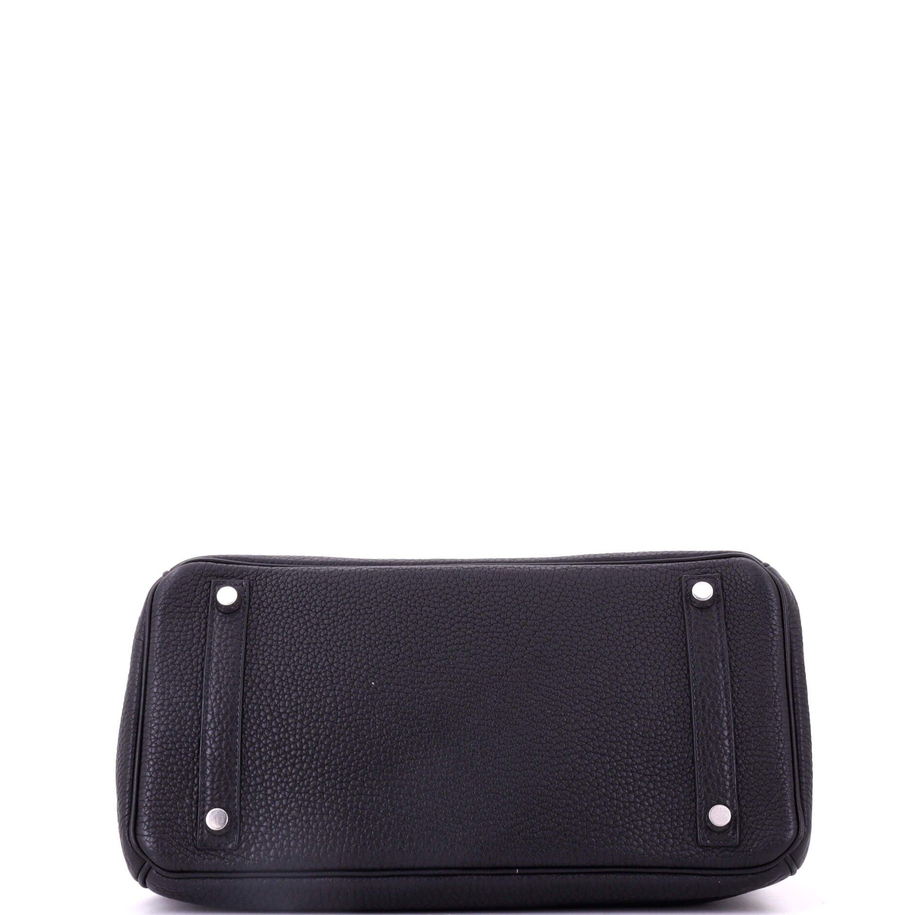 Birkin Handbag Black Togo with Palladium Hardware 30, Alternate, color, Black