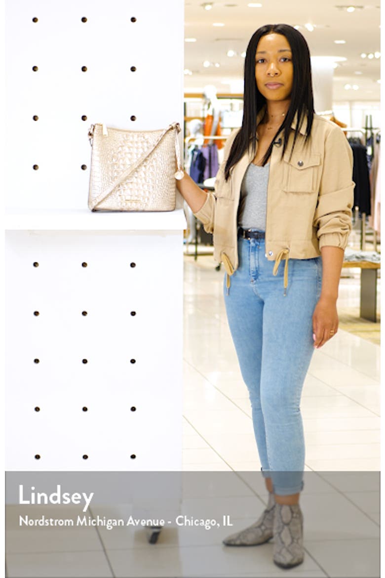Katie Croc Embossed Leather Crossbody Bag video