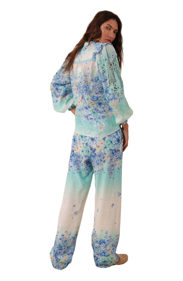 Hale Bob Reese Linen Top, Alternate, color, 