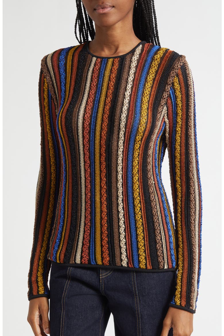Ardith Long Sleeve Knit Top, Alternate, color, ZOISITE