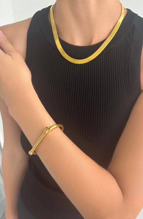 St. Moran Water Resistant Bangle Bracelet In Gold