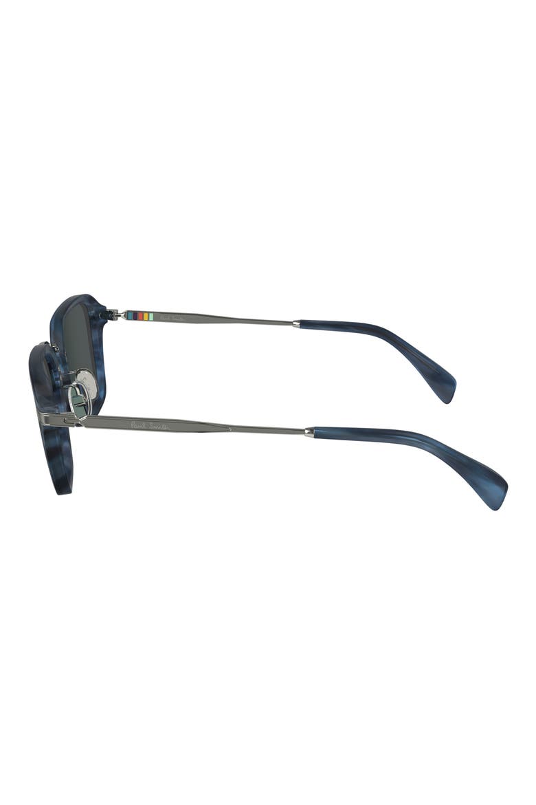 Kramer 52mm Rectangular Sunglasses, Alternate, color, STRIPED BLUE