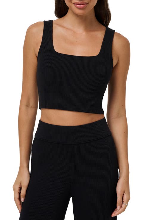 Evening Retreat Rib Crop Tank