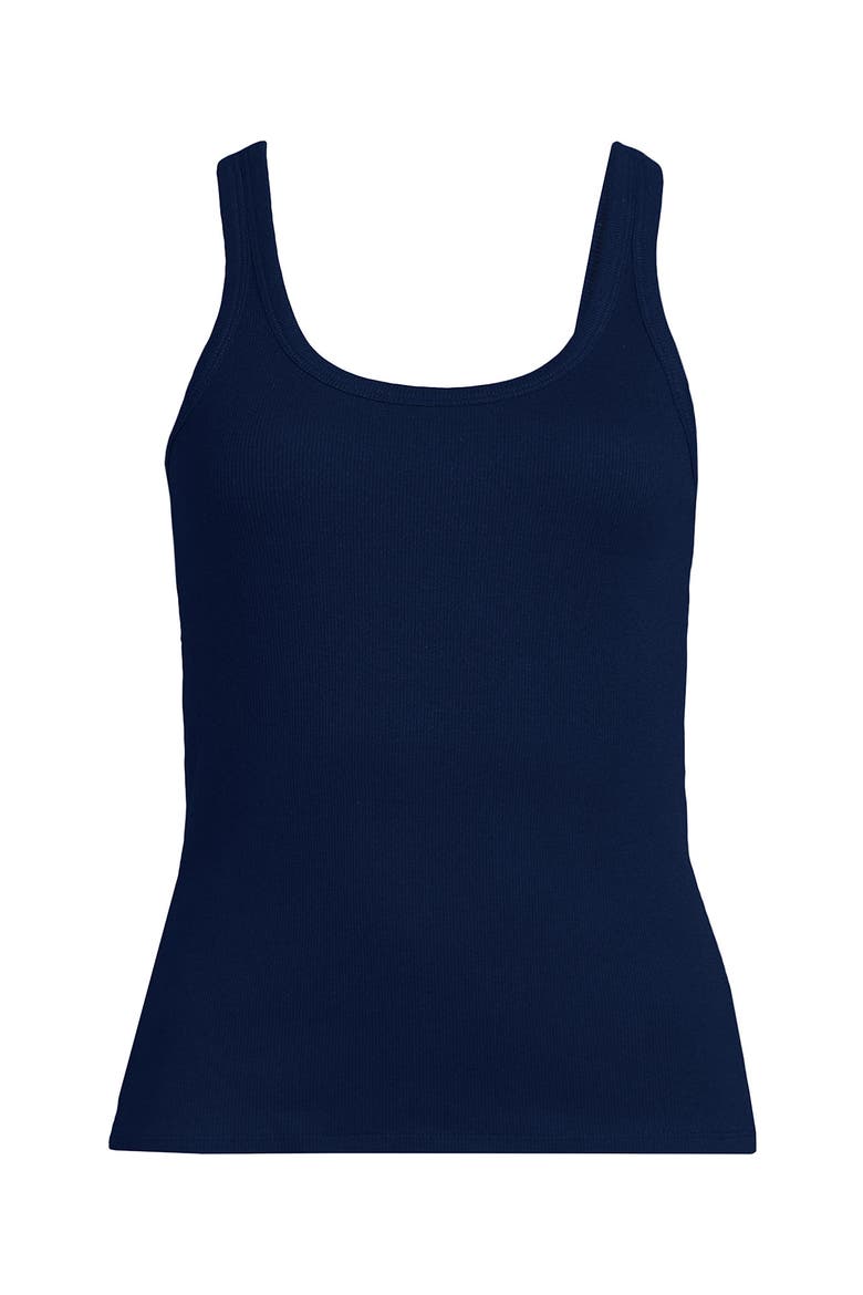 Micro Rib Go-To Layering Tank, Alternate, color, Deep Sea Navy