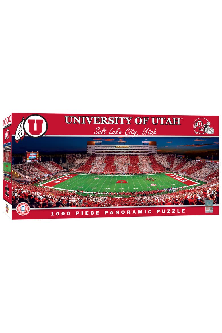 Utah Utes 1000pc Panoramic Puzzle, Main, color, Multicolor
