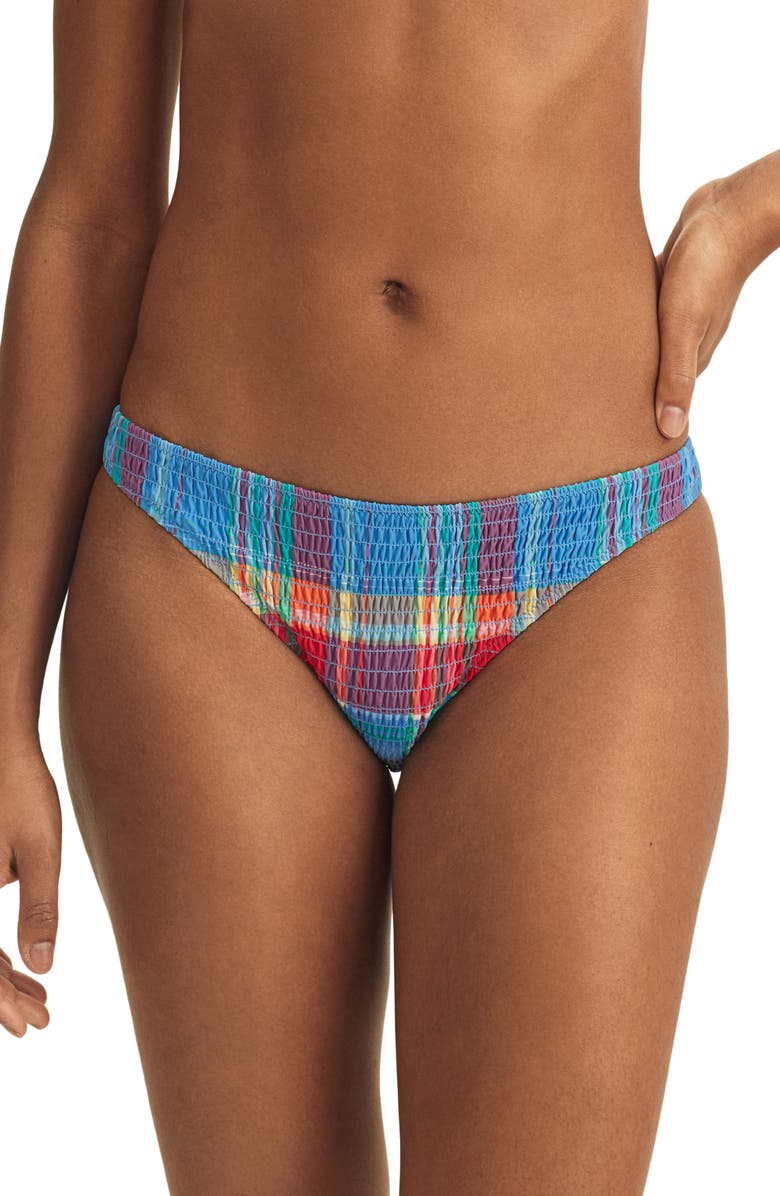 Polo Ralph Lauren Devin Hipster Bikini Bottoms, Main, color, Blue Multi