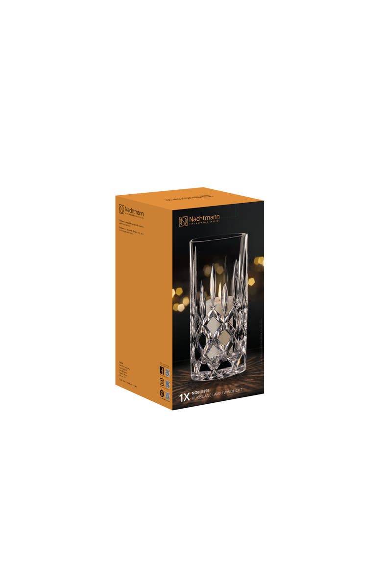 Noblesse 11" Vase, Alternate, color, Clear