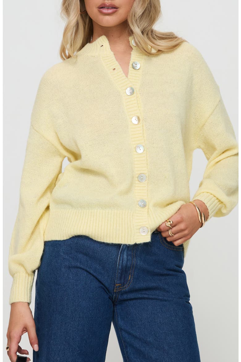 Sunbeam Cardigan, Main, color, YELLOW